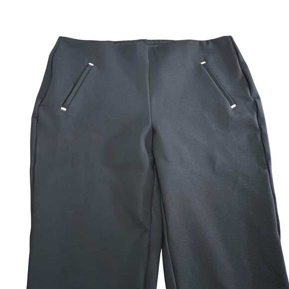 Chico's Pants Size 1 P Petite Black Juliet Slim Trim Detail Ankle Pants Slimming - Picture 14 of 14
